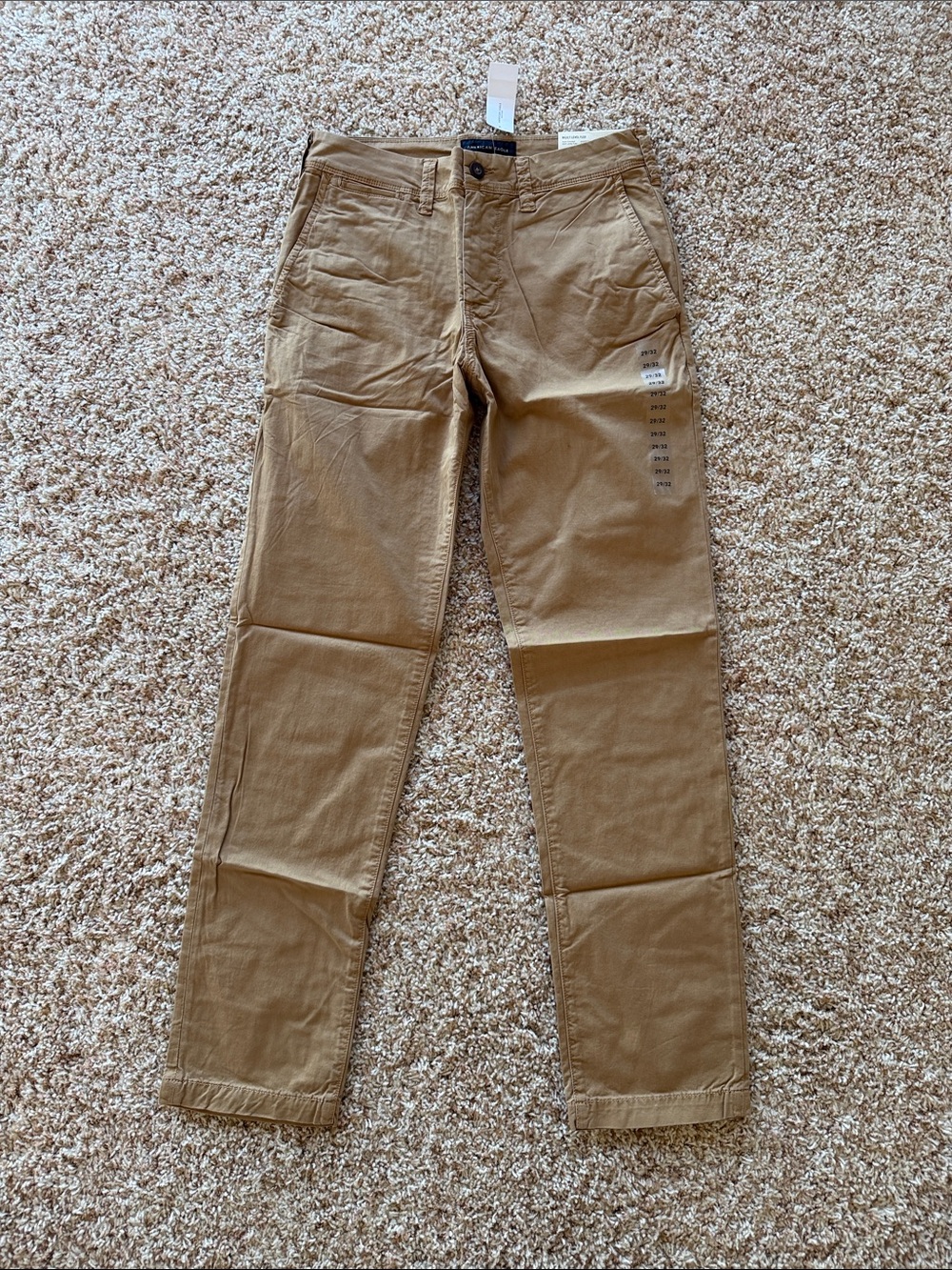 American Eagle Outfitters Slim Chino Pants - Camel Brown